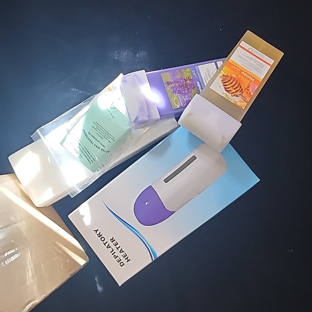 Roll on wax kit, Portable waxing kit for Men and Women